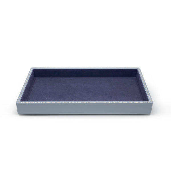 Large Stacking Jewellery Tray Evening Blue