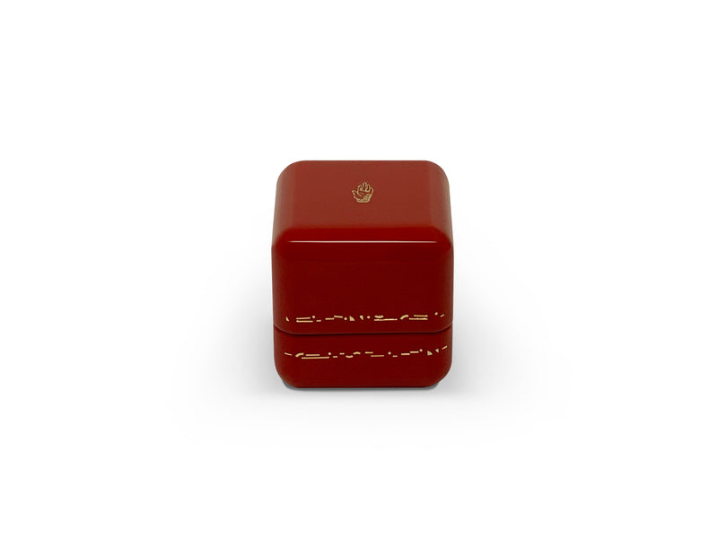 Will You Single Ring Box Royal Red