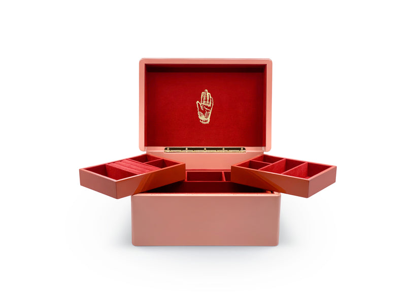 Trove Large Trunk Blush Jewelry Box — Etc